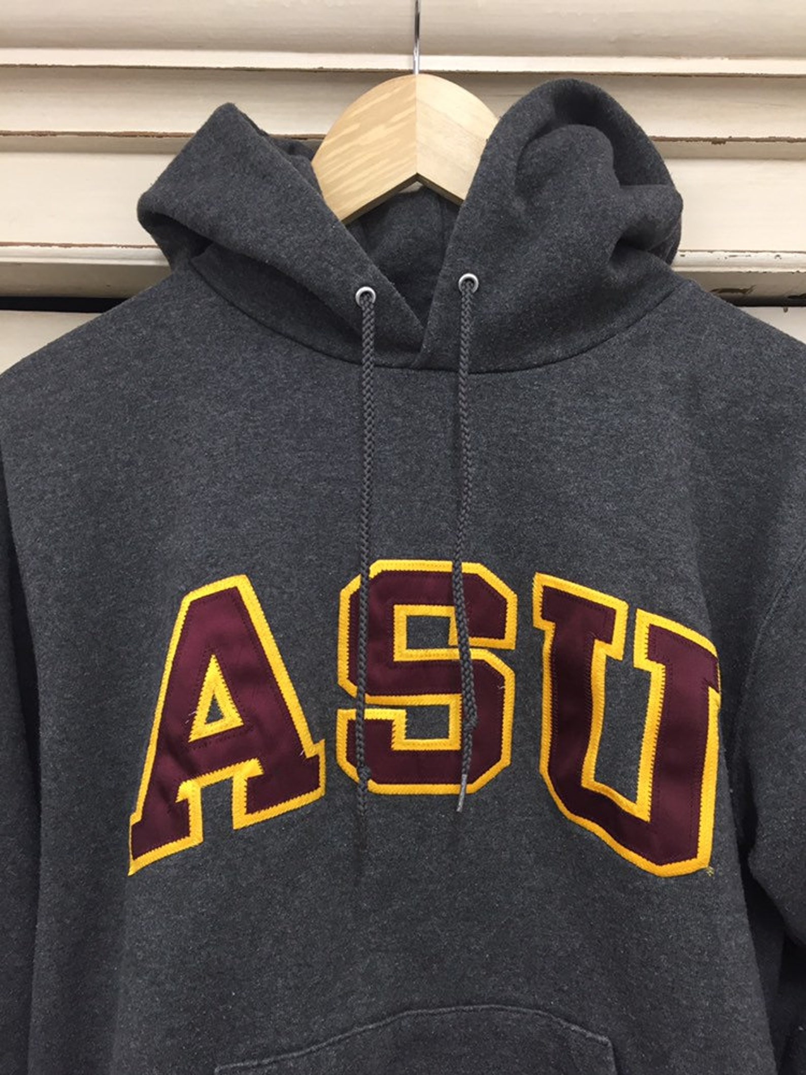 Vintage ASU 90s Hoodie Sweatshirt Small Vintage Champion | Etsy