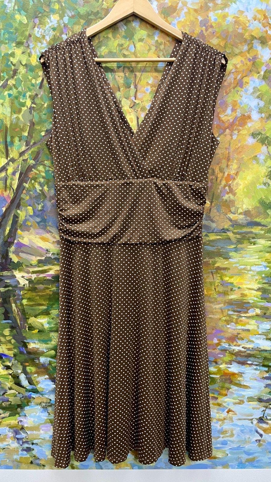 what colour heels with brown dress Esther & Co. Bellamy Dress main image 0