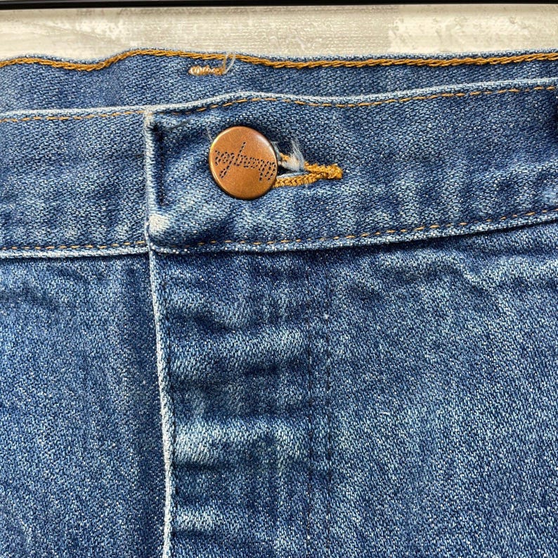 Vintage Wrangler USA Jeans Wrangler Mens 33x33.5 Jeans Mens Wrangler Vintage 33 image 3