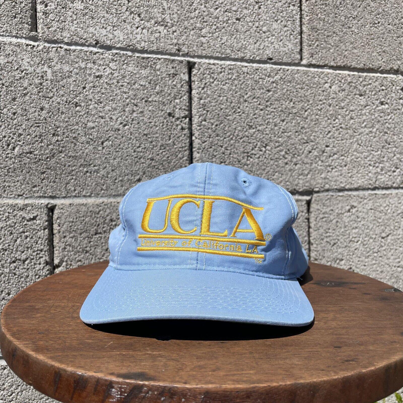 Vintage UCLA Cap the Game Snapback Hat Baby Blue & Yellow  display picture 2