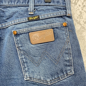 Vintage Wrangler USA Jeans Wrangler Mens 33x33.5 Jeans Mens Wrangler Vintage 33 image 8