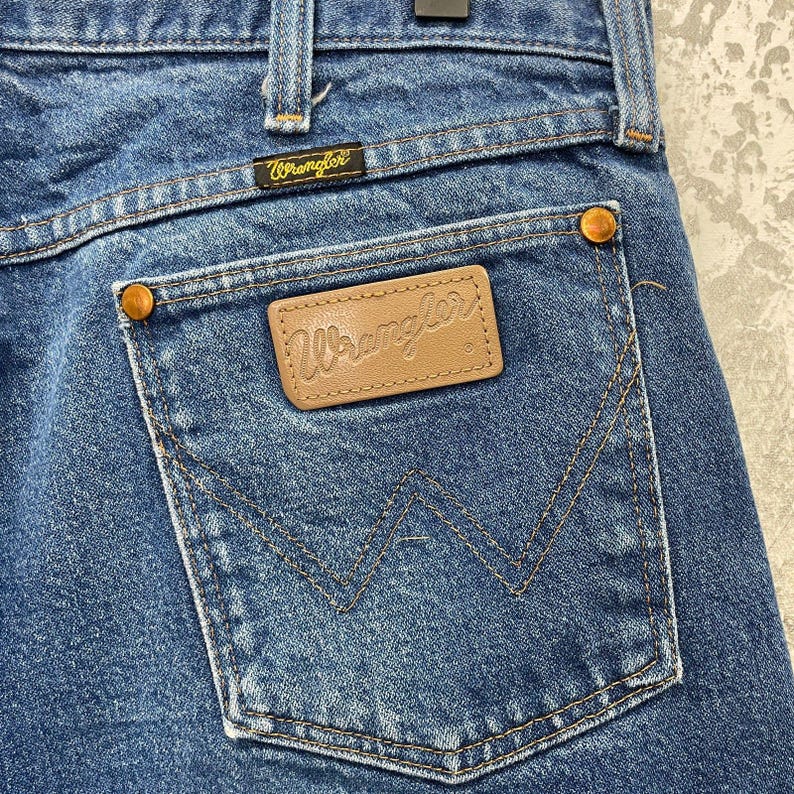 Vintage Wrangler USA Jeans Wrangler Mens 33x33.5 Jeans Mens Wrangler Vintage 33 image 8