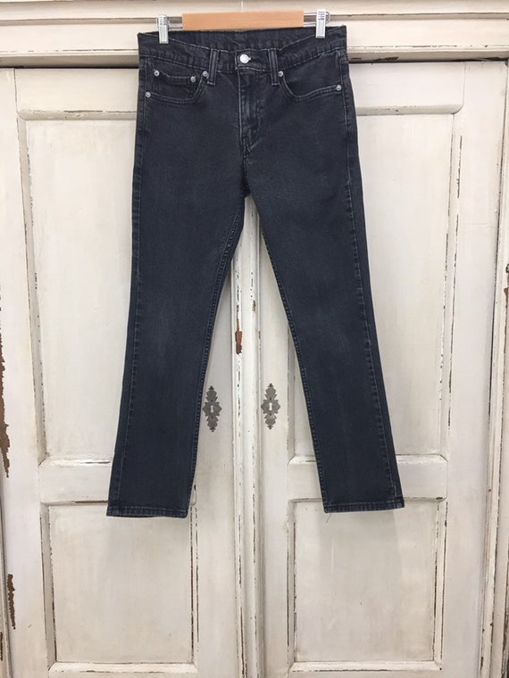 Vintage Black Levis 511, Vintage Distressed Levis