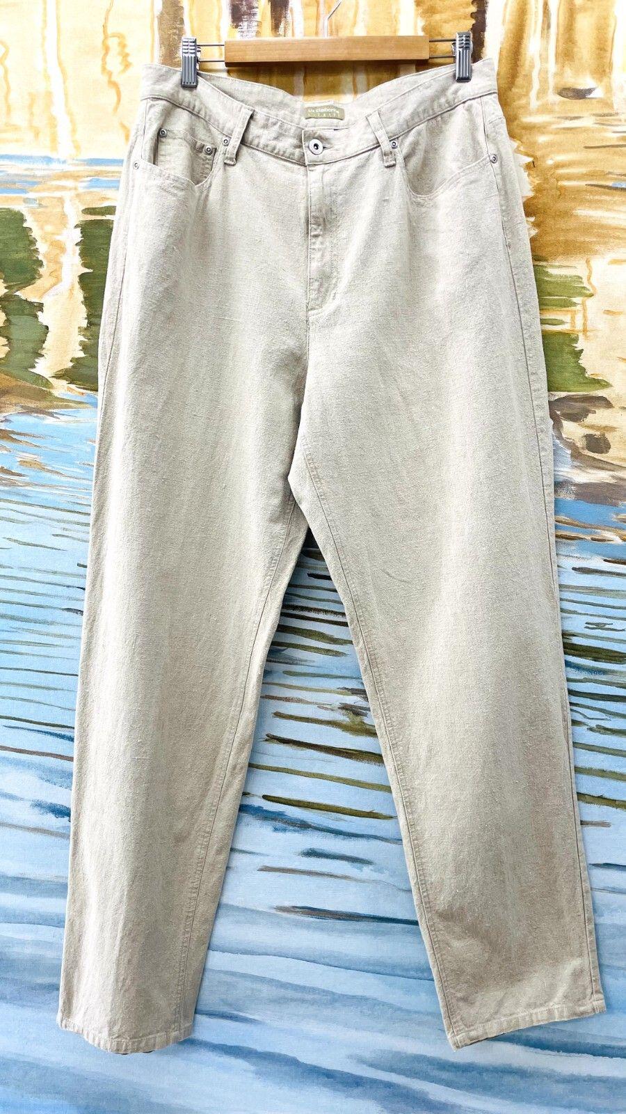 Vintage Linen Pants Liz Claiborne Linen Pants Womens Linen