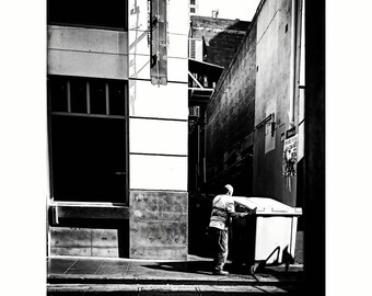 B&W photo prints - China town