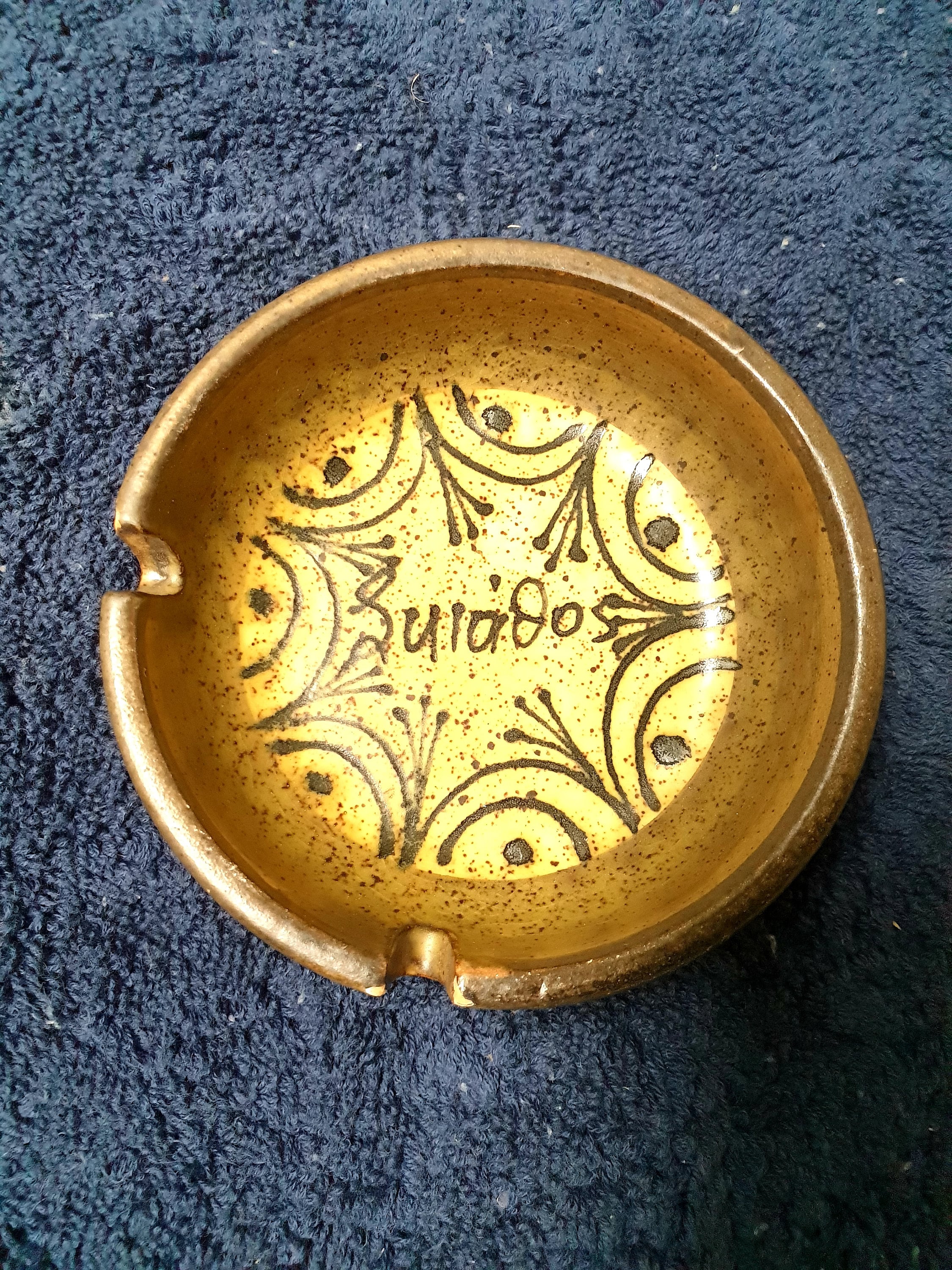 Handmade Pottery Ashtray Etsy