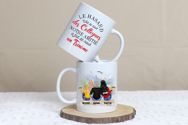 Ceramic MUG, special colleagues, personalized image 1