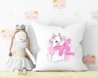 Coussin Personnalisé "Voiture 3" 40x40 Cm - Pour Sieste Enfant, Maternelle, Déco Avec Prénom - 6