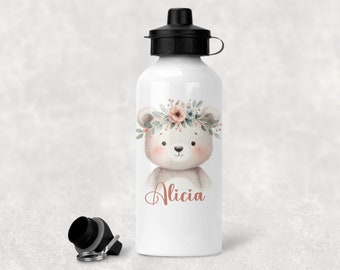 GOURDE 600 ml personnalisée "ourson"