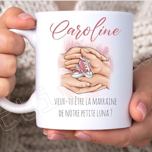MUG request for godfather or godmother, personalized