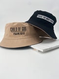 Child of God Reversible Bucket Hat (Sand) | Bucket Hat | Hats | Summer Hat | Beach Hat
