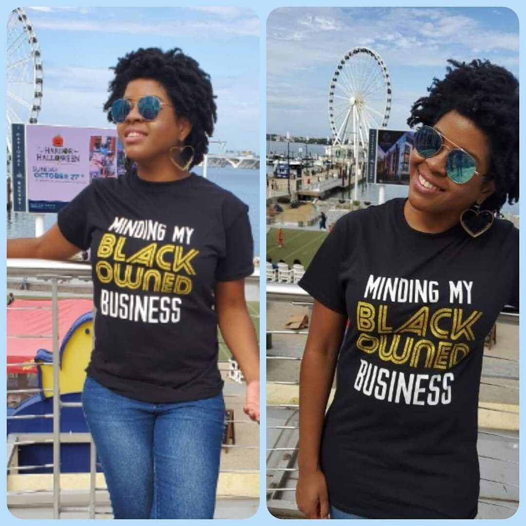 Minding My Black Owned Business T-shirt 