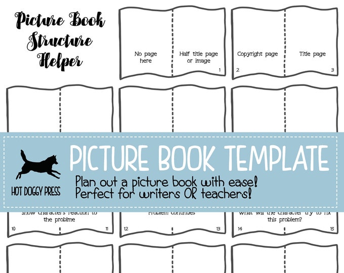 Picture Book Template for Writers | Create Your Own Children's Book ...