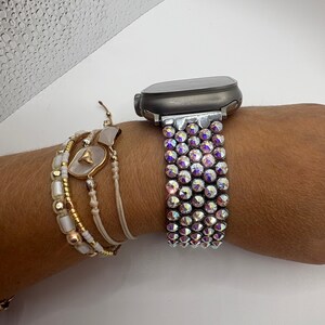 Crystal Apple Watch Band 42/44/45/46/49mm Sparkly Watch Band Gift Birthday Present Crystal Bling Band with the best Austrian crystals