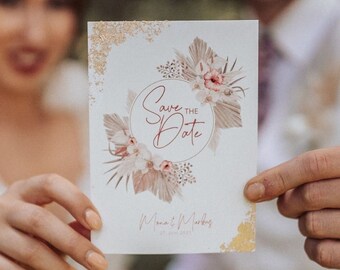 Save the Date Card Wedding | Indo Modern