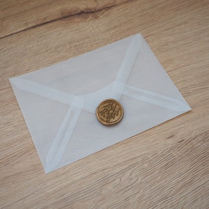 High-quality envelopes DIN C6 Natural colors taupe, light gray, white, ivory, natural structure, transparent transparent