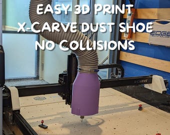X-Carve DeWalt 611 Dust Shoe Vacuum Attachment (3D Printable File Download)