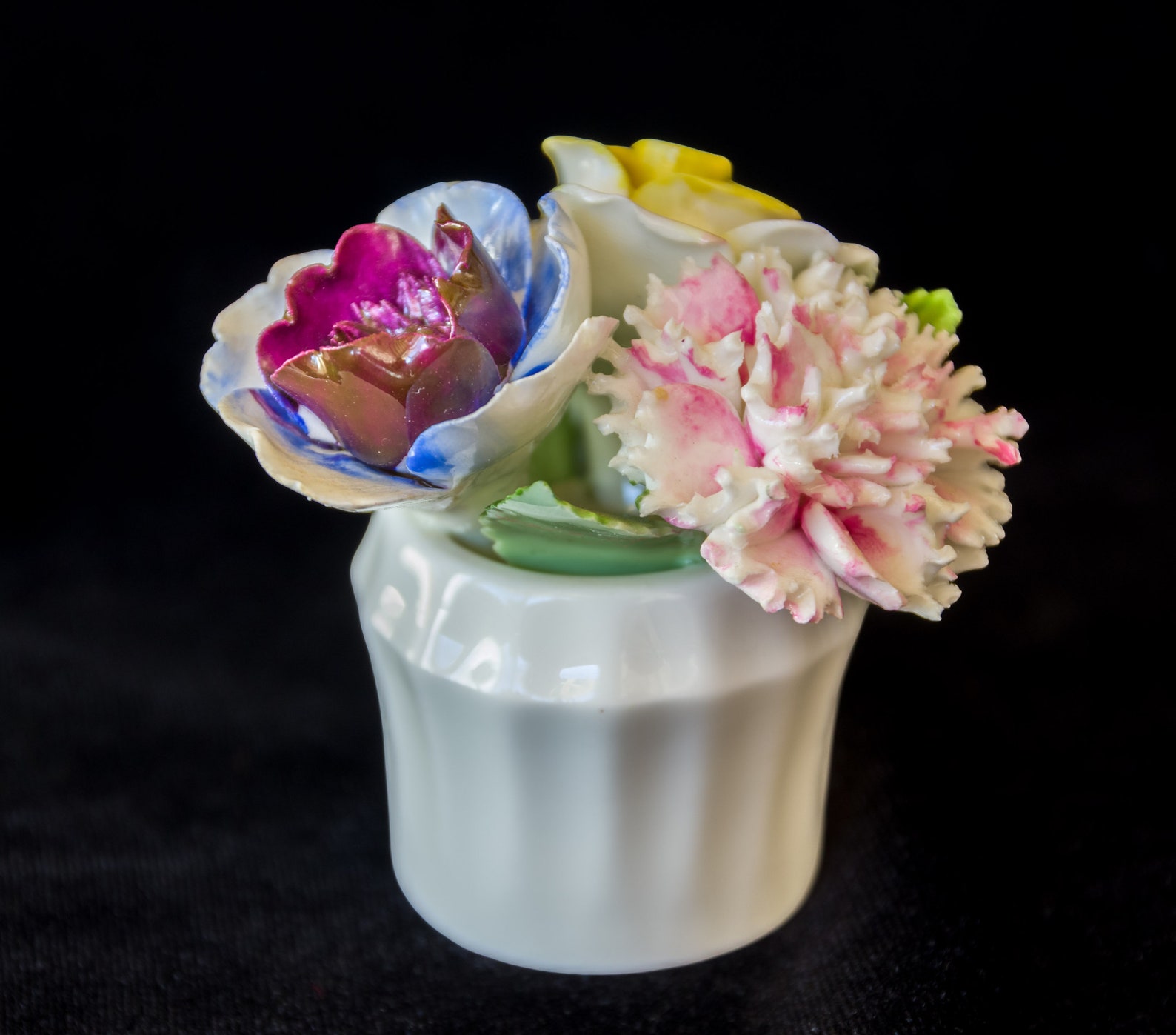 Vintage Small Royal Adderley Bone China Floral Arrangement Made in