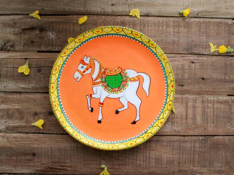 Jaipur Rajasthani Handpainted Wall Decor Rajasthani Etsy India