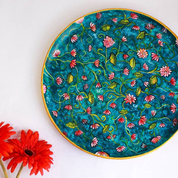 Large Decorative Wall Plates Etsy