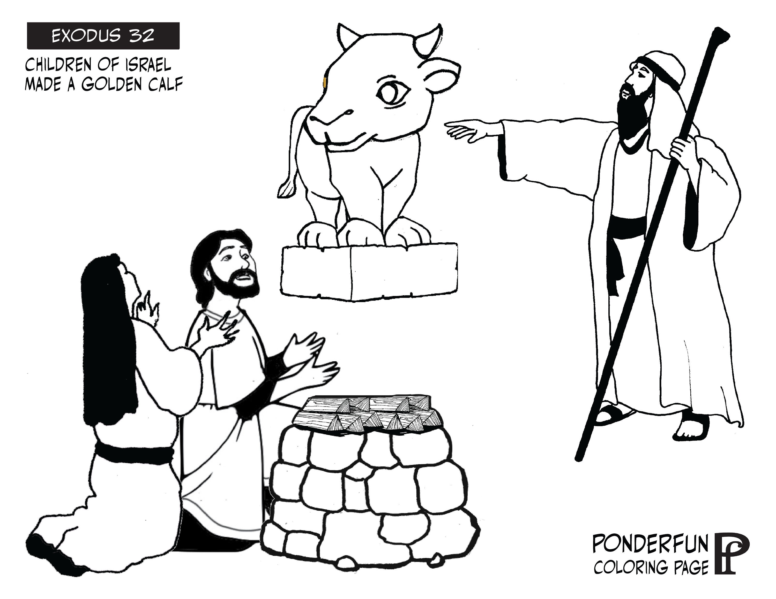 Israelites Leaving Egypt Coloring Pages