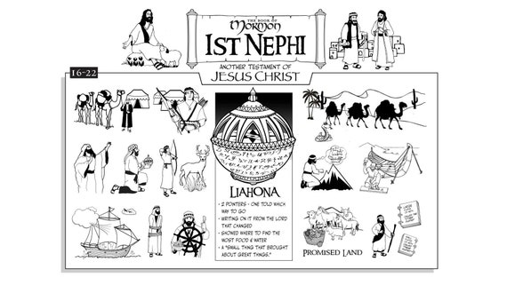 Liahona Coloring Page Coloring Pages