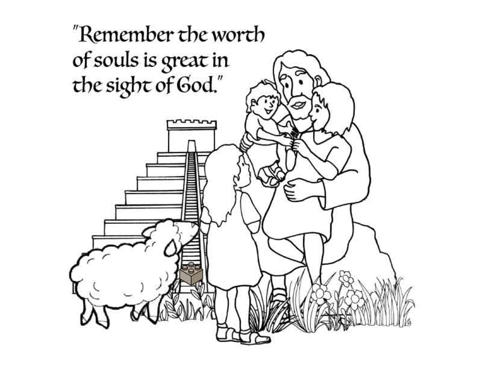 Doctrine and Covenants Sections 1819 Overview and Coloring Etsy