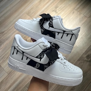 Bandanna Air Force 1s Custom Drip