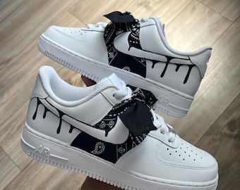 Bandanna Air Force 1s Custom Drip