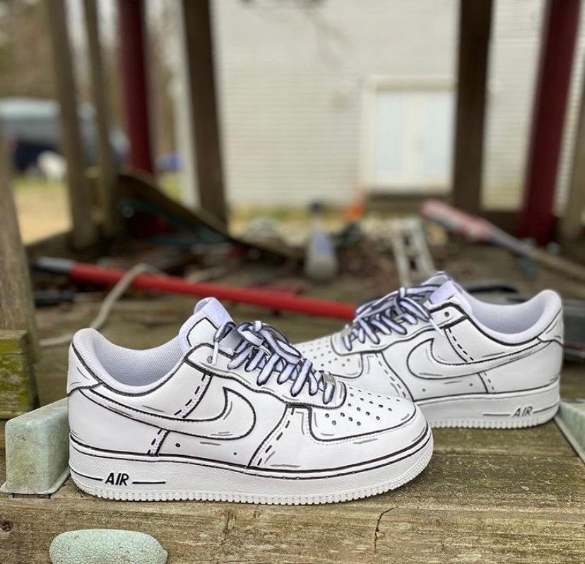 mister cartoon air force 1