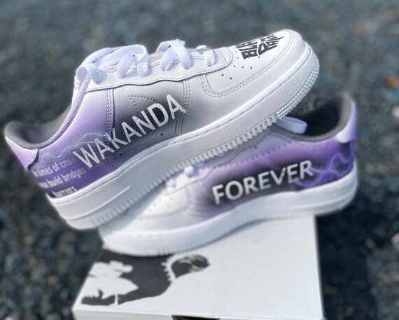 black panther air force ones