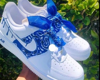 Bandanna Air Force 1s Custom Drip