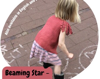 Vestido infantil Beaming Star ADICIONAR padrão pdf | Dinamarquês | tamanhos 1-7 anos | crochê costura upcycling