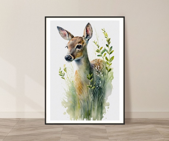 Doe Watercolor