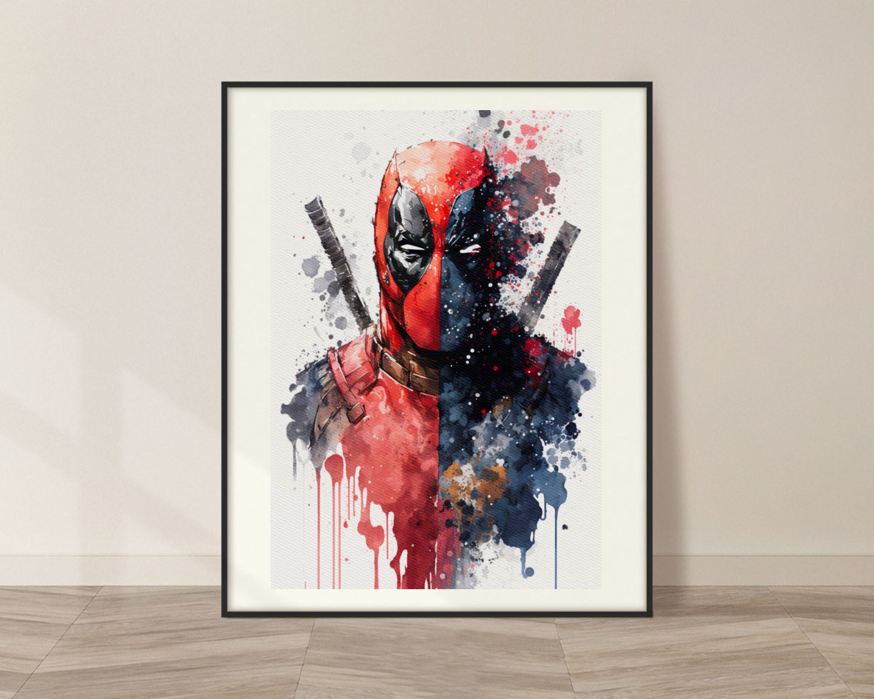 Deadpool 3 Deadpool And Wolverine In What About Bob Parody Home Decor Poster  Canvas - Mugteeco