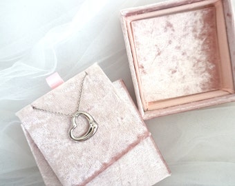 Besondere Tag Geschenkbox, personalisierte Samt Schmuckschatulle, Weihnachten & Feiertagsgeschenk, Halskette Box Armband Anhänger benutzerdefinierte Brautjungfer Schmuckschatulle
