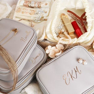 Lederbeutel, Lederbeutel, Innenseide, Weihnachten, Urlaub Geschenk, Reisetasche, Schmuckrolle, Schmuckschatulle, Hochzeit, Halter, Geschenktasche
