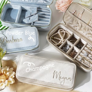Samt Innen Schmuckschatulle, 100% italienische Schmuckschatulle, Weihnachts- & Urlaubsgeschenk, Brautjungfer Geschenk, Samtbeutel für Schmuck