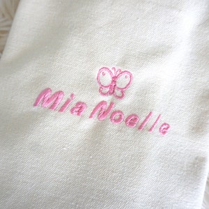 Custom Name Tote- Personalized Gift, Custom Embroidered Tote Bag Cute Tote Bag