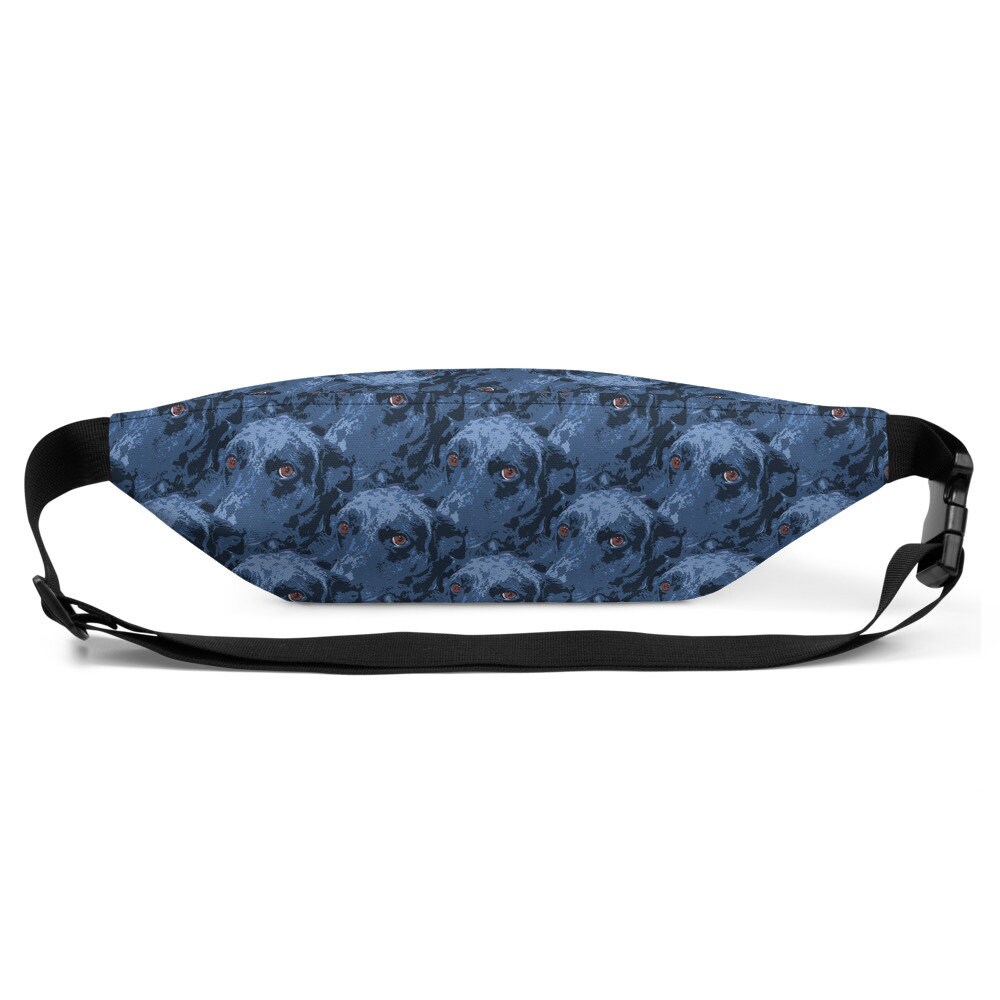 Blue Dog Fanny Pack Cute Waist Bag for Dog Lovers Etsy