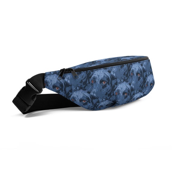 Blue Dog Fanny Pack Cute Waist Bag for Dog Lovers Etsy
