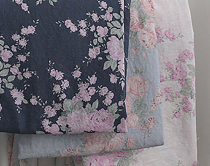 Cotton and Linen Canvas Print - Rose Diamonds and Dots - British Imported main image 0