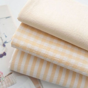 Love Song | Yarn Dyed Cotton by the yard 50% Melange Cotton Fabric Premium Bedding Pajama Cushion Curtain made in Korea 160cm 63&quot;wide