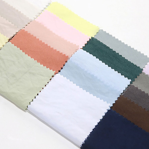 Dimanche | 20 Colors Semi Microfiber by the Yard Made in Korea Fast Dry Ultrasoft Antibacterial Home Textiles Polyester Nylon 160cm 63"wide