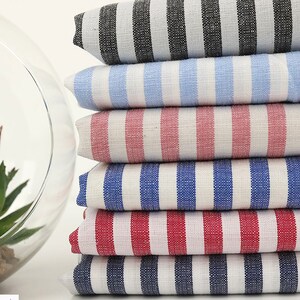 5mm Stripe | Yarn Dyed Cotton by the yard 6colors Soft Wide Cotton Soft Pajama Shirt Bedding Dress Skirt Apparel made in Korea 147cm 58"wide