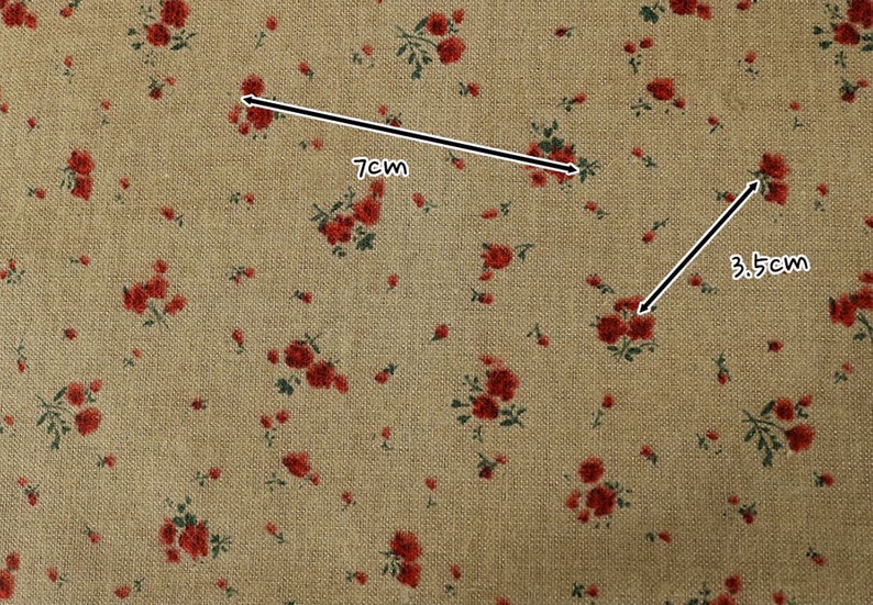 Winter Flower 20s Brushed Cotton Rayon Fabric by the yard 4 colors made in Korea 147cm