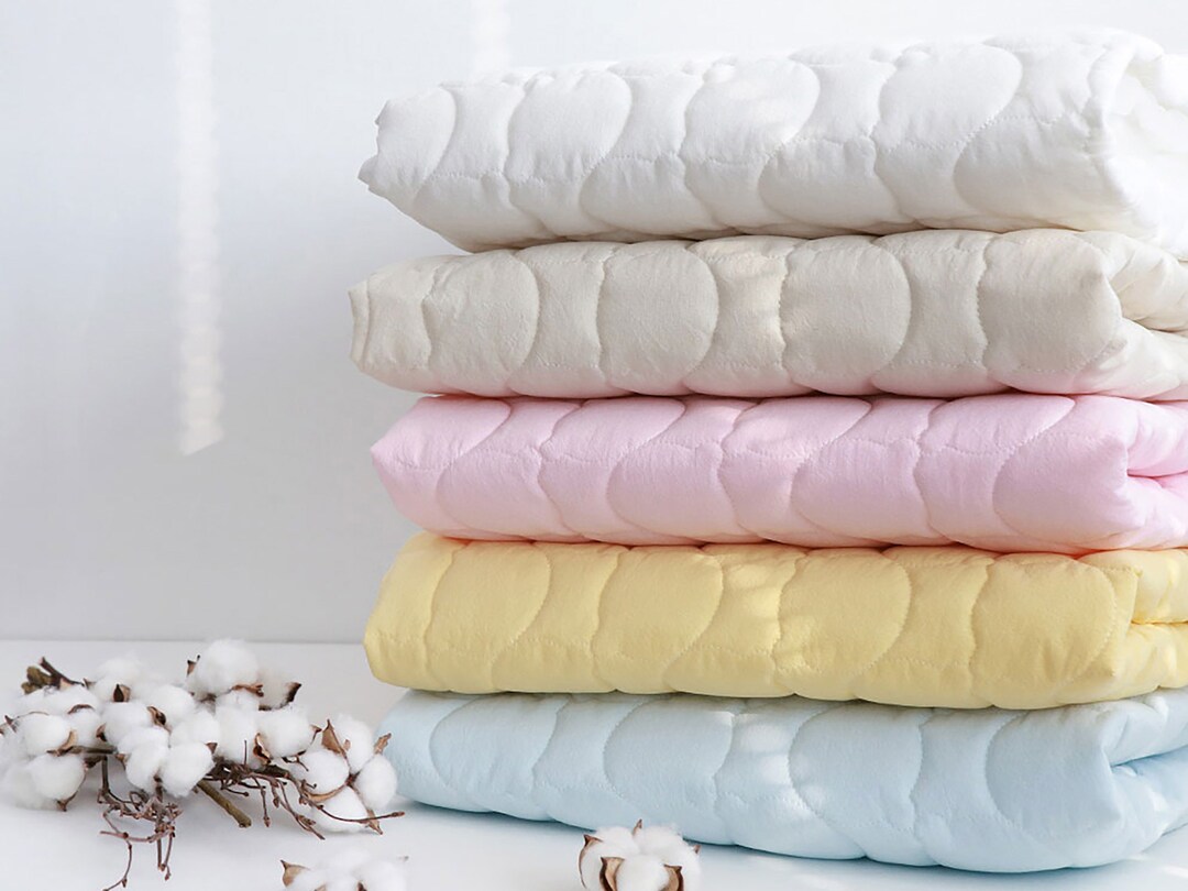 Teddy Quilting Quilted Cotton by the Yard 5 Colors Made in Korea Baby