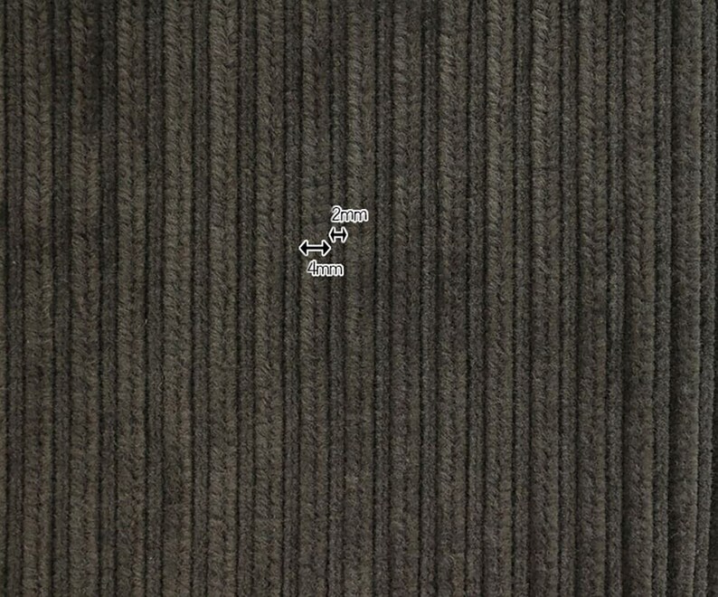 26 colors 8W Mixed Wale Corduroy Fabric by the yard Soft cotton made in Korea 147cm wide