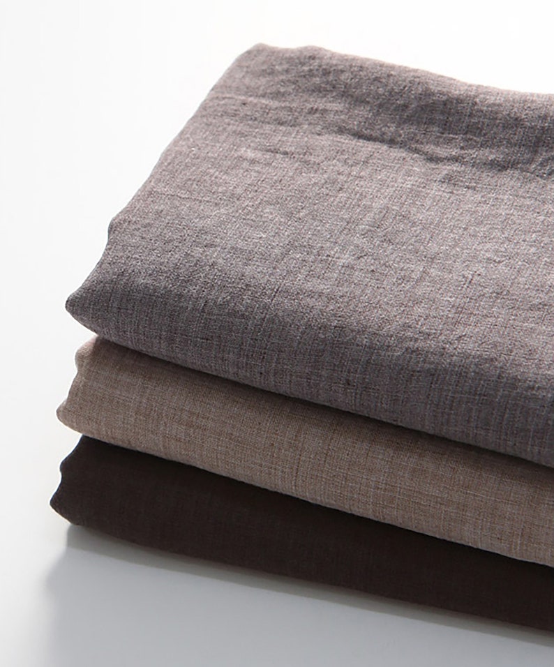 Natural | Washed Cotton Gauze by the yard 11 colors Super Soft Muslin Summer Scarf Fabric Wide Cotton Gauze made in Korea 140cm 55" wide image 6