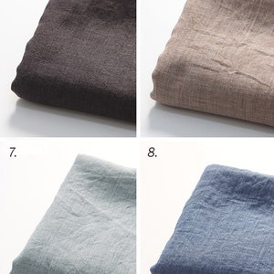 Natural | Washed Cotton Gauze by the yard 11 colors Super Soft Muslin Summer Scarf Fabric Wide Cotton Gauze made in Korea 140cm 55" wide image 3